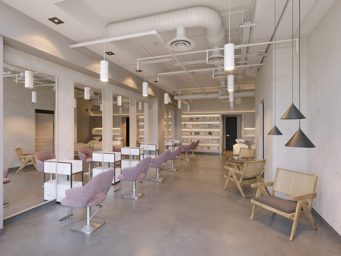 NAVY Hair Salon interior