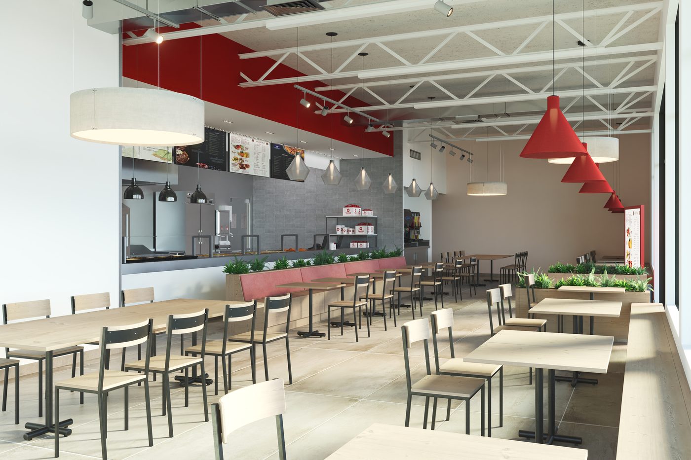 Restaurant interior detail